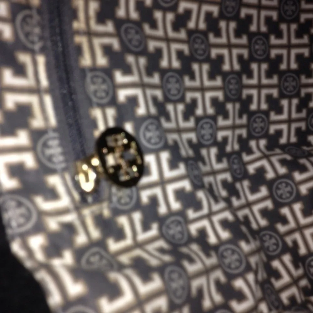 👛 TORY BURCH 👛 black wool tote bag